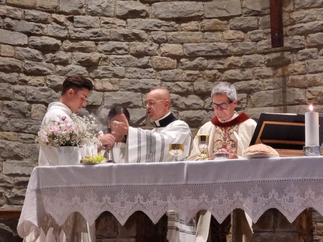 21.09.2024 -50° Anniversario sacerdotale p.Giuliano Riccadonna e saluto a p.Giuseppe Tsongo